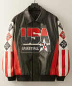 Olympic-2024-USA-Team-Basketball-Leather-Jacket