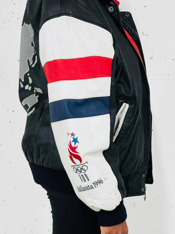 Vintage 1996 Atlanta Olympic Games Leather Jacket