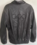 Vintage-1998-Olympic-Logo-Black-Leather-Jacket