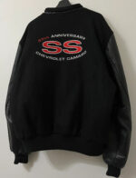Vtg-35th-Anniversary-SS-Chevrolet-Camaro-Black-Varsity-Jacket