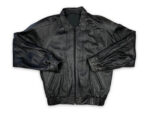Vintage-Tweety-Bird-Black-Leather-Jacket