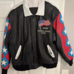 Vintage USA Olympics Atlanta 1996 Games Leather Jacket