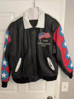 Vintage USA Olympics Atlanta 1996 Games Leather Jacket