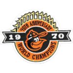 1970 World Champions 40th Anniversary Baltimore Orioles Patch