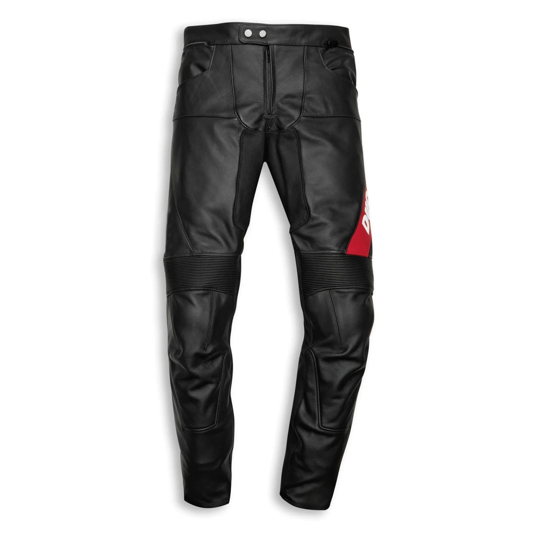 Ducati-Motorcycle-Black-Red-Leather-Pant-1 Ducati-Motorcycle-Black-Red-Leather-Pant