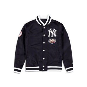 New York Yankees Black Logo Select Satin Jacket