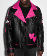 Vintage-WWE-Wrestler-Bret-Hart-1994-Biker-Leather-Jacket