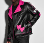 Vintage WWE Wrestler Bret Hart 1994 Biker Leather Jacket - Image 3