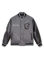 Givenchy Grey Black Classic Varsity Jacket