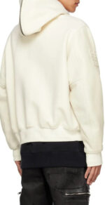 Givenchy White Hooded Varsity Bomber Jacket