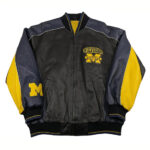 Vintage-NCAA-Michigan-Wolverines-Leather-Jacket
