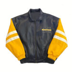 Vintage-NCAA-Michigan-Wolverines-Tricolor-Leather-Jacket