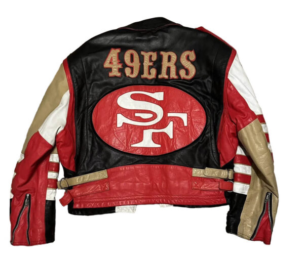 Jeff-Hamilton-San-Francisco-49ers-Biker-Style-Leather-Jacket