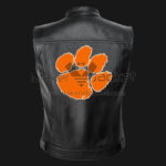 NCAA-Team-Clemson-Tigers-Black-Leather-Vest