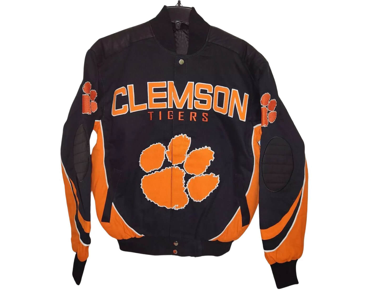 NCAA-Team-Clemson-Tigers-Full-Snap-Bomber-Jacket-1 NCAA-Team-Clemson-Tigers-Full-Snap-Bomber-Jacket