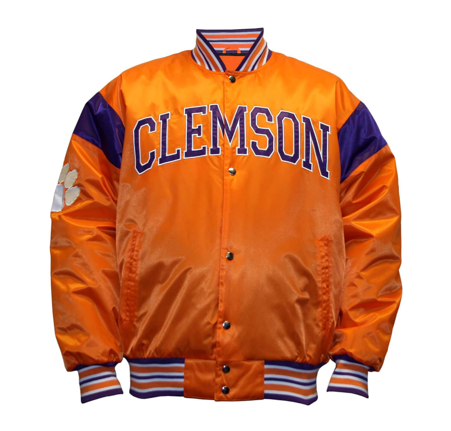 NCAA-Team-Clemson-Tigers-Orange-Satin-Jacket-1 NCAA-Team-Clemson-Tigers-Orange-Satin-Jacket