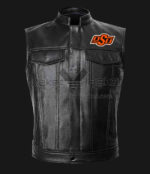 NCAA-Team-Oklahoma-State-Cowboys-Black-Leather-Vest