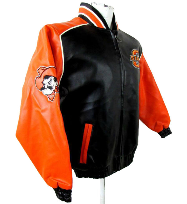 NCAA Team Oklahoma State Cowboys Leather Jacket