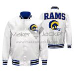 NFL-Football-Team-Los-Angeles-Rams-White-Satin-Jacket