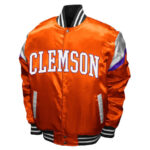 Orange-Clemson-Tigers-Full-Snap-Satin-Jacket