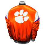 Orange-Clemson-Tigers-Full-Snap-Satin-Jacket