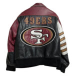 Vtg-Jeff-Hamilton-San-Francisco-49ers-Leather-Jacket