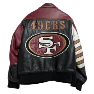 Vtg-Jeff-Hamilton-San-Francisco-49ers-Leather-Jacket