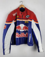 Blue-Red-Bull-Motorcycle-Racing-Leather-Jacket