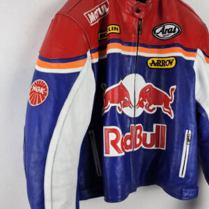 Blue-Red-Bull-Motorcycle-Racing-Leather-Jacket
