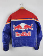 Blue-Red-Bull-Motorcycle-Racing-Leather-Jacket