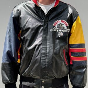 Florida Panthers Jeff Hamilton Leather Jacket