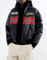 Formula 1 Pole Position Racing Leather Jacket
