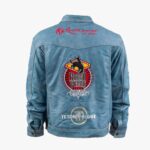 Las Vegas Ultimate Rodeo Sky Blue Mirage Leather Jacket