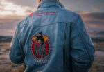 Las Vegas Ultimate Rodeo Sky Blue Mirage Leather Jacket