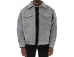 Men's-Handmade-Flap-Pockets-Gray-Suede-Leather-Jacket