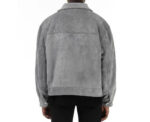 Men's-Handmade-Flap-Pockets-Gray-Suede-Leather-Jacket