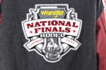NFR 2009 National Finals Rodeo Contestant Wool Leather Jacket