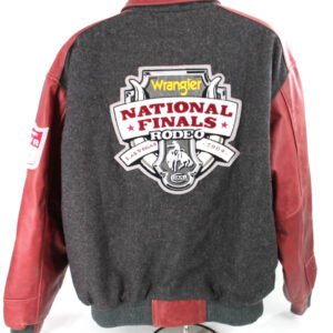 NFR 2009 National Finals Rodeo Contestant Wool Leather Jacket