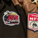 NFR 2013 Las Vegas Rodeo Contestant Wool Leather Jacket