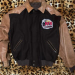 NFR 2013 Las Vegas Rodeo Contestant Wool Leather Jacket