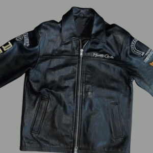 NFR Las Vegas Rodeo Monte Carlo Roper Leather Jacket
