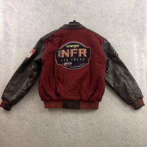 National Finals Rodeo Las Vegas 2014 Wool Leather Jacket
