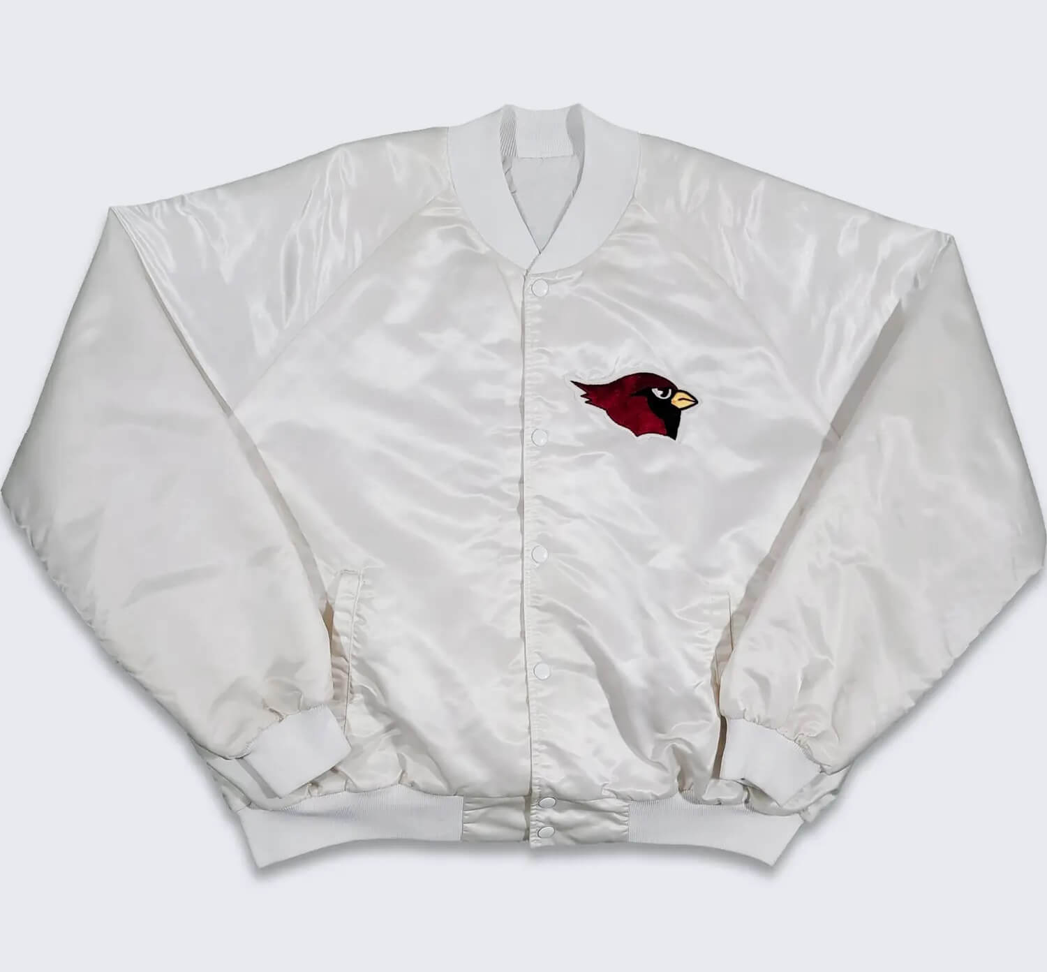 Vintage-80s-NFL-Arizona-Cardinals-White-Satin-Jacket-1 Vintage-80s-NFL-Arizona-Cardinals-White-Satin-Jacket