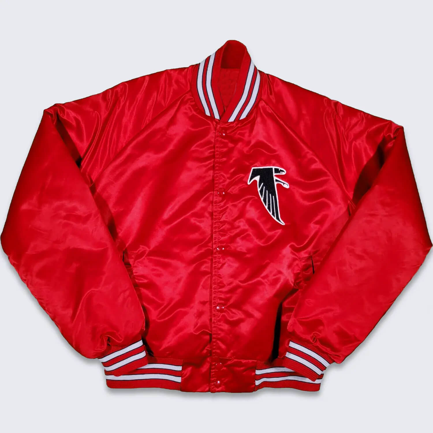 Vintage-80s-NFL-Atlanta-Falcons-Red-Satin-Bomber-Jacket-1 Vintage-80s-NFL-Atlanta-Falcons-Red-Satin-Bomber-Jacket
