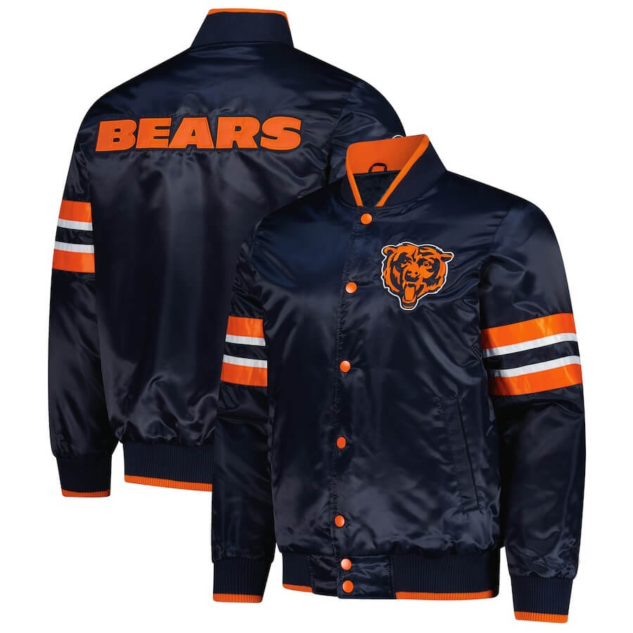 NFL-Chicago-Bears-Navy-Satin-Full-Snap-Jacket-1 NFL-Chicago-Bears-Navy-Satin-Full-Snap-Jacket