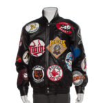 Vtg-Jeff-Hamilton-MLB-All-Teams-Patchwork-Leather-Jacket