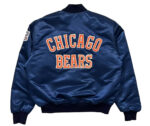 Vtg-NFL-Chicago-Bears-Navy-Satin-Bomber-Jacket