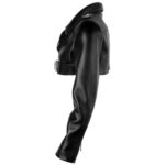 Women's-Biker-Short-Style-Black-Leather-Jacket