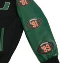 Black-Green-NCAA-Miami-Hurricanes-Varsity-Jacket