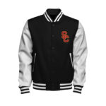 Black-White-NCAA-Team-USC-Trojans-Varsity-Jacket